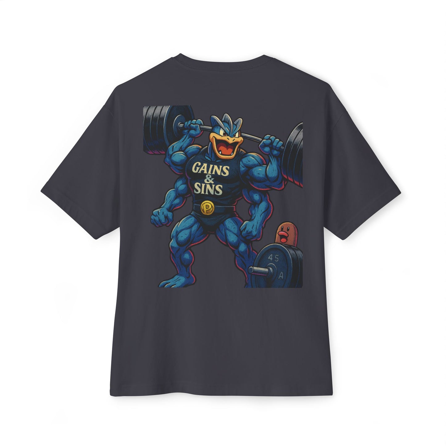 Oversized Tee “Machamp” inspired Design Unisex Shirt