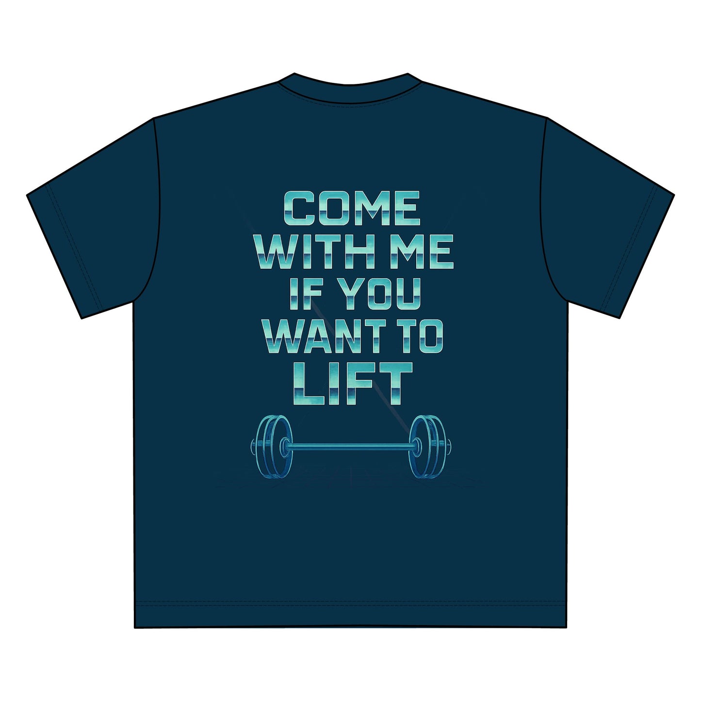 T-Shirt - 'come with me if you want to lift' Unisex Freestyler Dry Handfeel Heavy Tee