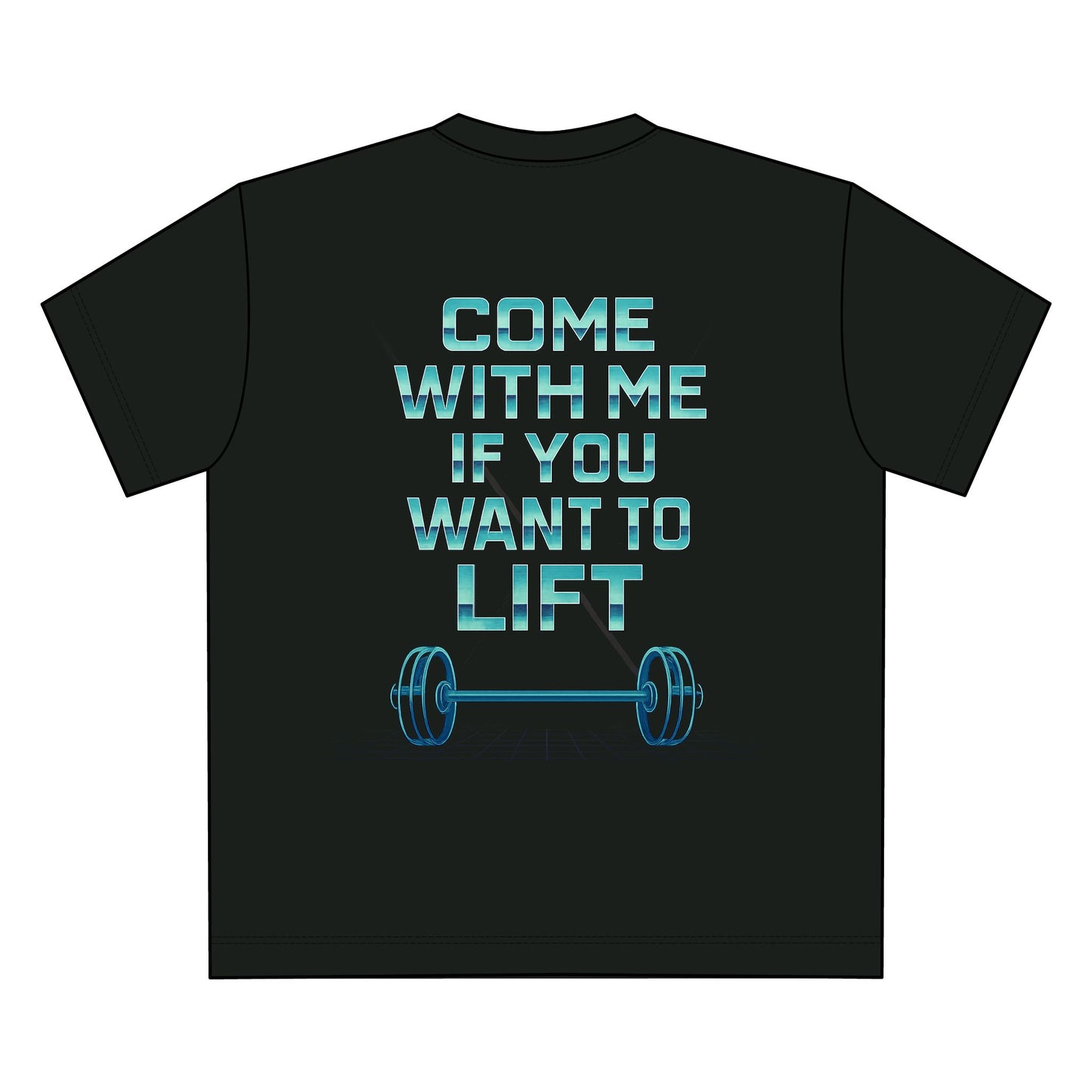 T-Shirt - 'come with me if you want to lift' Unisex Freestyler Dry Handfeel Heavy Tee