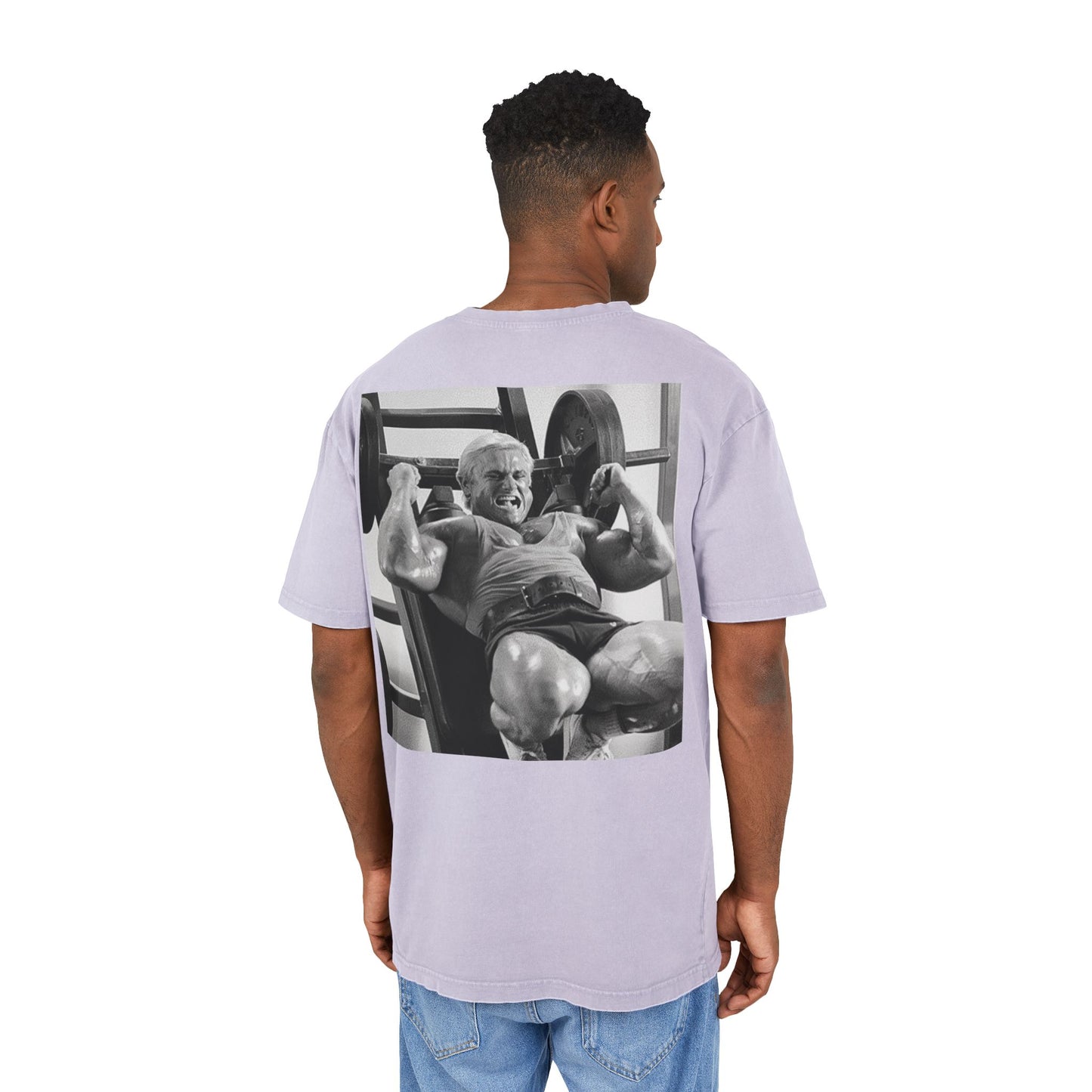 Men's Acid Washed Oversized Tee - "IF YOU AIN’T CRYIN’, YOU AIN’T TRYIN’"