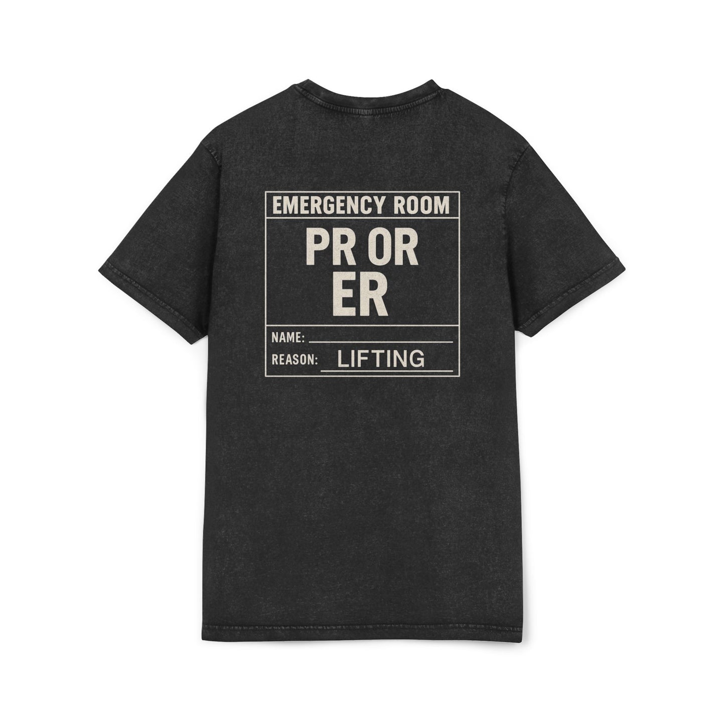 Acid Washed Graphic Tee for Fitness Lovers, Edgy Workout Shirt, Casual Everyday Fashion, Gift for Gym Enthusiasts, Motivational Tee
