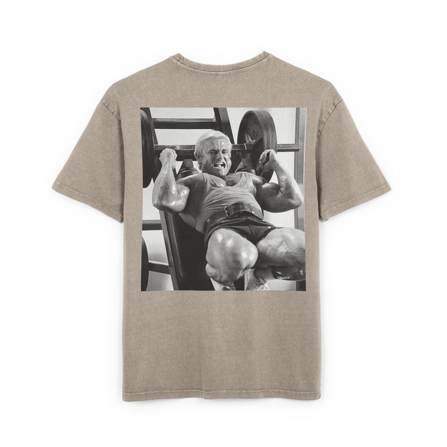 Men's Acid Washed Oversized Tee - "IF YOU AIN’T CRYIN’, YOU AIN’T TRYIN’"
