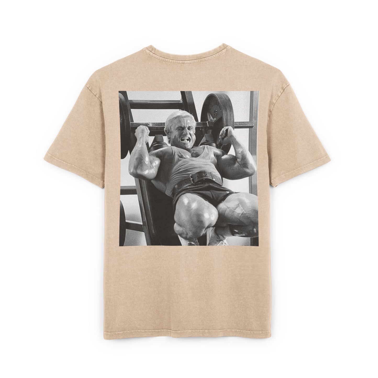 Men's Acid Washed Oversized Tee - "IF YOU AIN’T CRYIN’, YOU AIN’T TRYIN’"