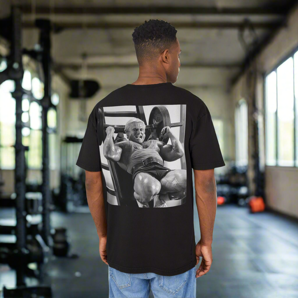 Men's Acid Washed Oversized Tee - "IF YOU AIN’T CRYIN’, YOU AIN’T TRYIN’"