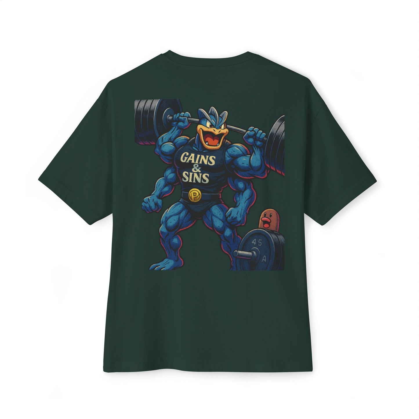 Oversized Tee “Machamp” inspired Design Unisex Shirt