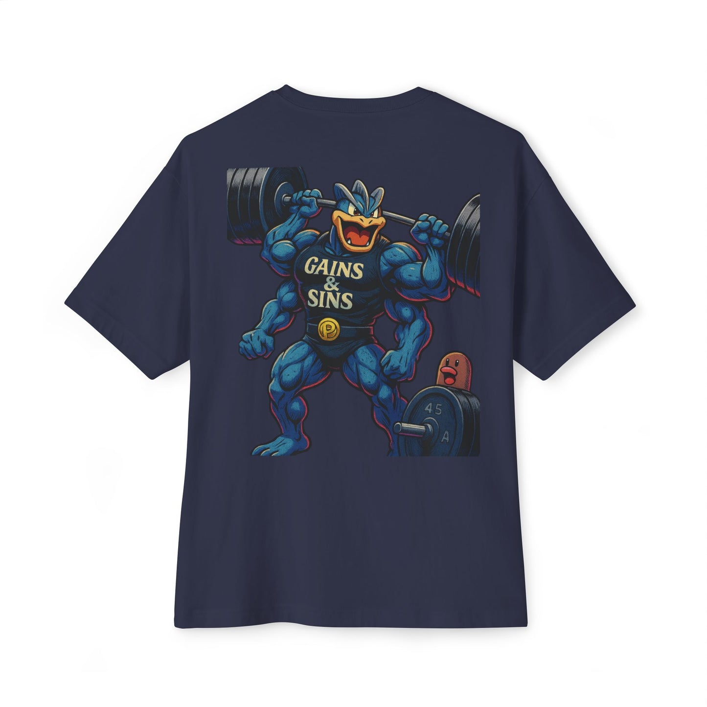 Oversized Tee “Machamp” inspired Design Unisex Shirt