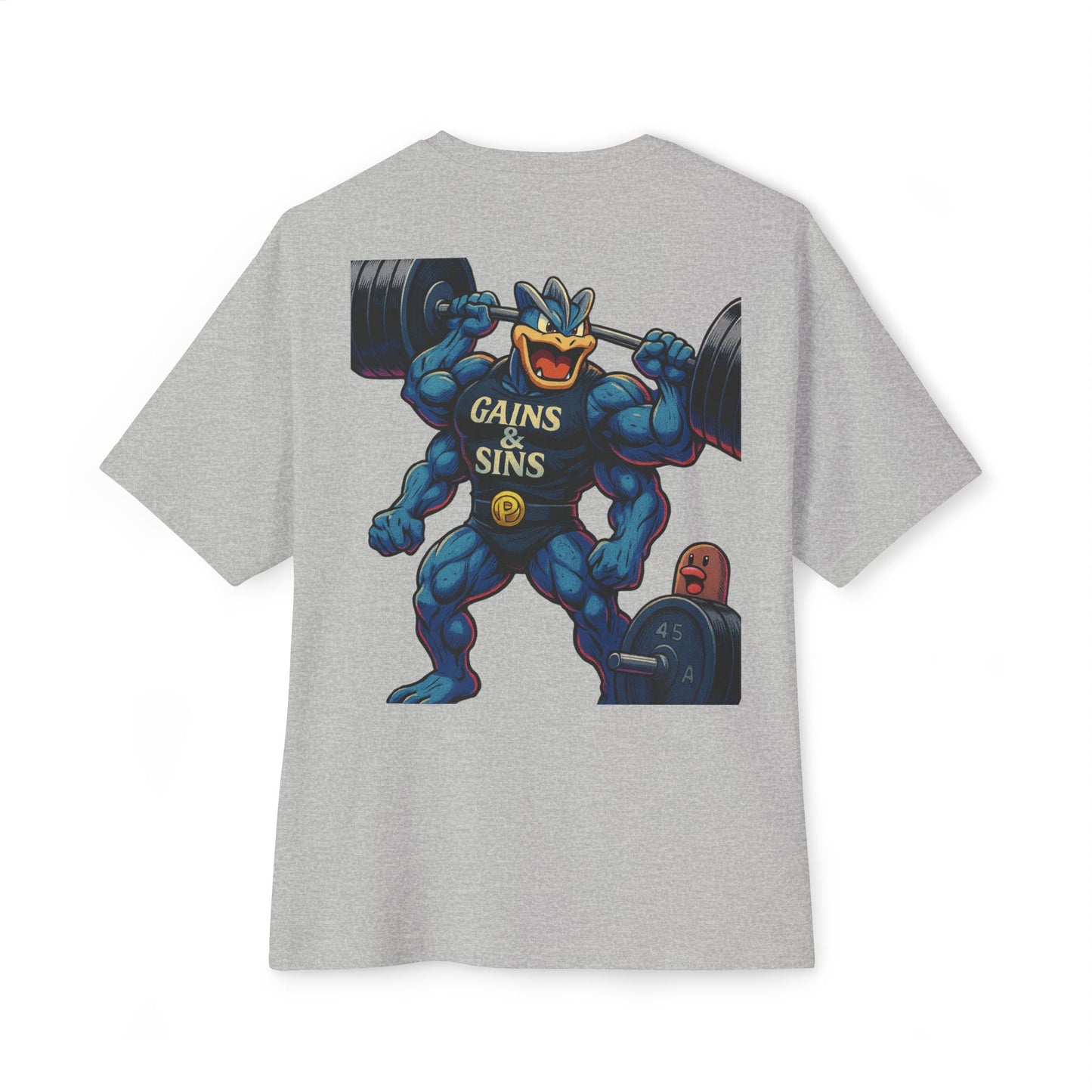 Oversized Tee “Machamp” inspired Design Unisex Shirt