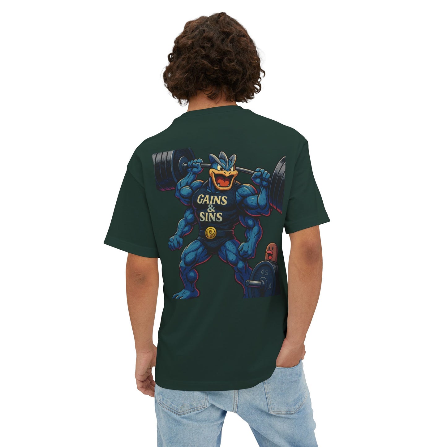 Oversized Tee “Machamp” inspired Design Unisex Shirt