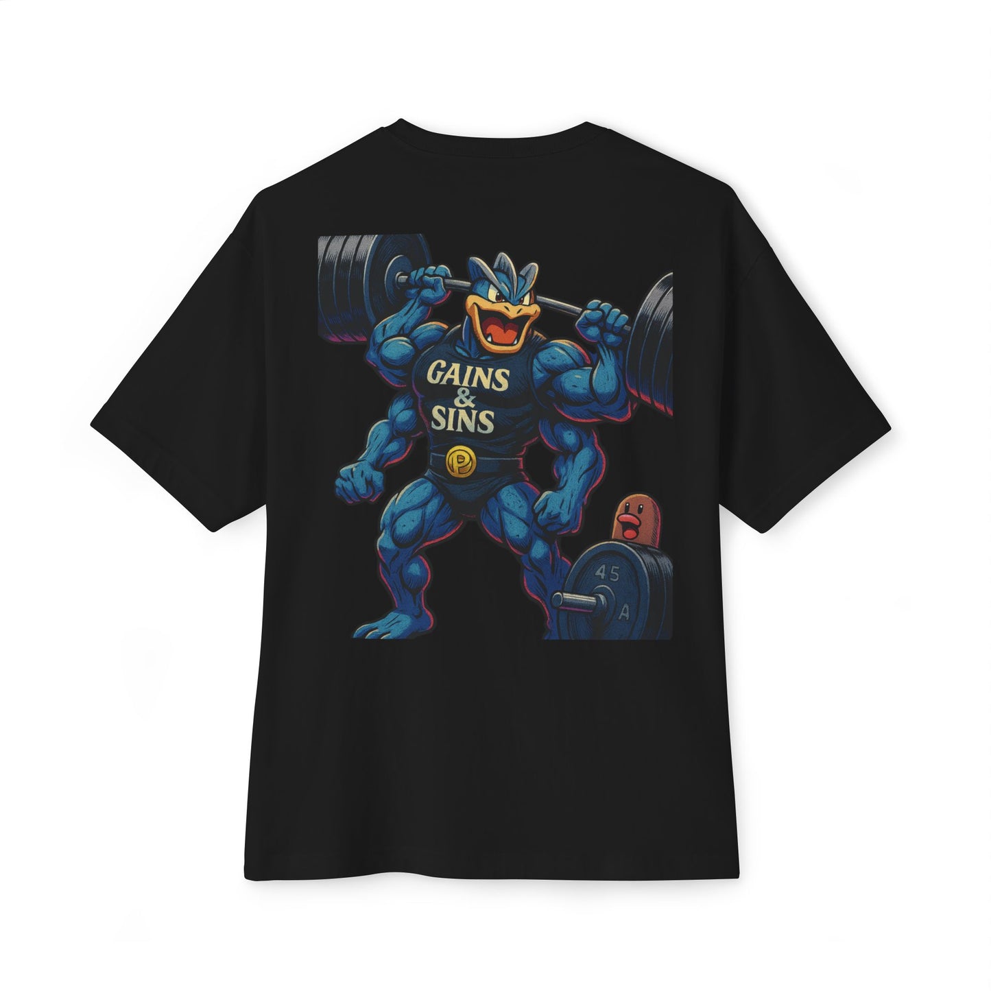 Oversized Tee “Machamp” inspired Design Unisex Shirt
