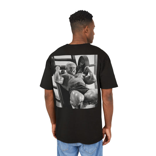Men's Acid Washed Oversized Tee - "IF YOU AIN’T CRYIN’, YOU AIN’T TRYIN’"