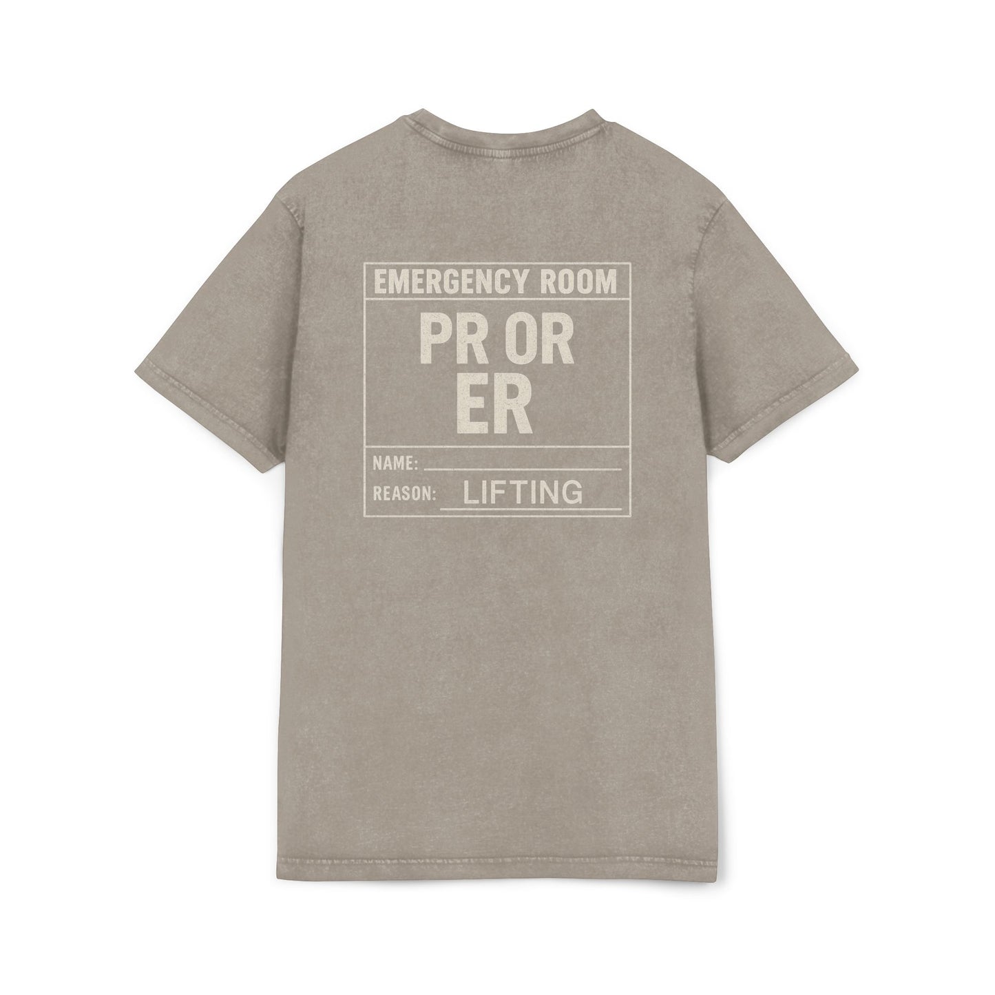 Acid Washed Graphic Tee for Fitness Lovers, Edgy Workout Shirt, Casual Everyday Fashion, Gift for Gym Enthusiasts, Motivational Tee
